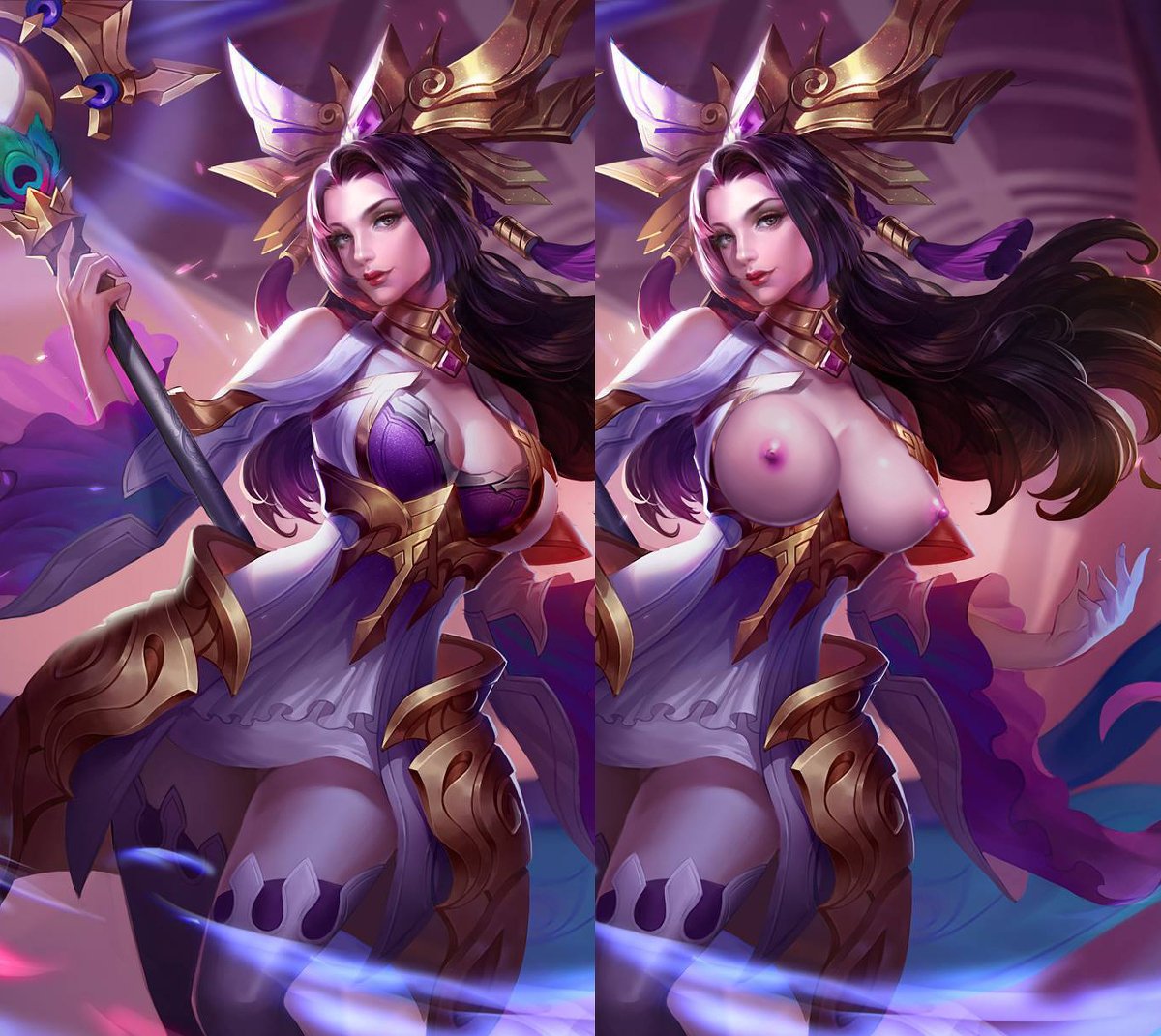 Diao Chan กระหรี่ราชินีน้ำเเข็งร่าน🥵💦 #D4ib9zIQ
