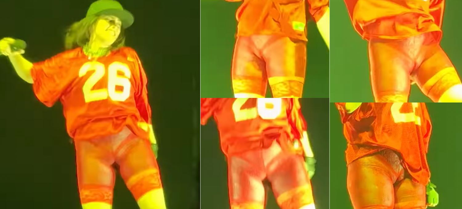 BiIIie EiIish giant cameltoe / bucetão 2 #QipscgDL