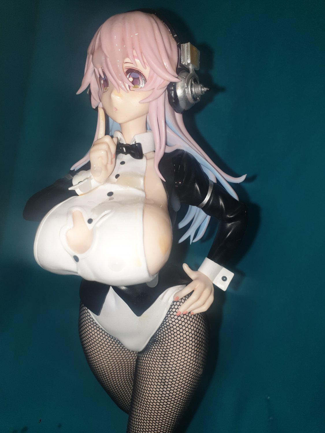 Super Sonico SoF bukkake (no clean 1/2) #YkLn21VR